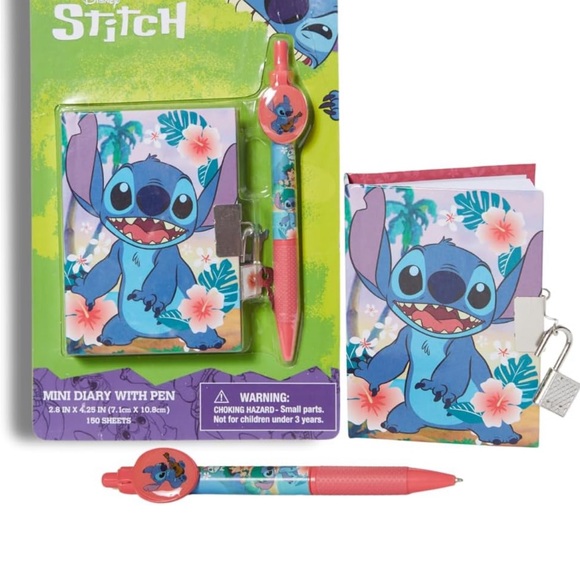 Lilo And Stitch Dairy And Pen - Picture 1 of 8